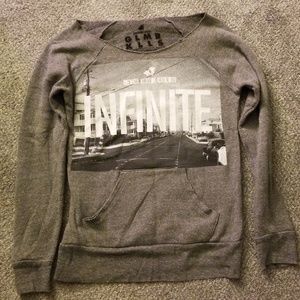Glamour Kills sweatshirt "Infinite" quote on front
